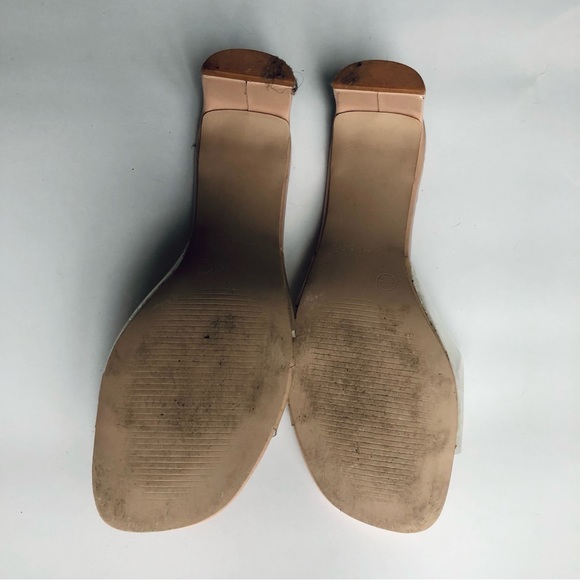 Clear/Nude Low Heels - Picture 4 of 4